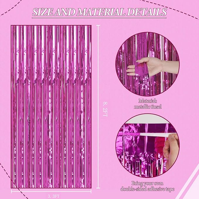 3 Pack Foil Fringe Backdrop - Image 3