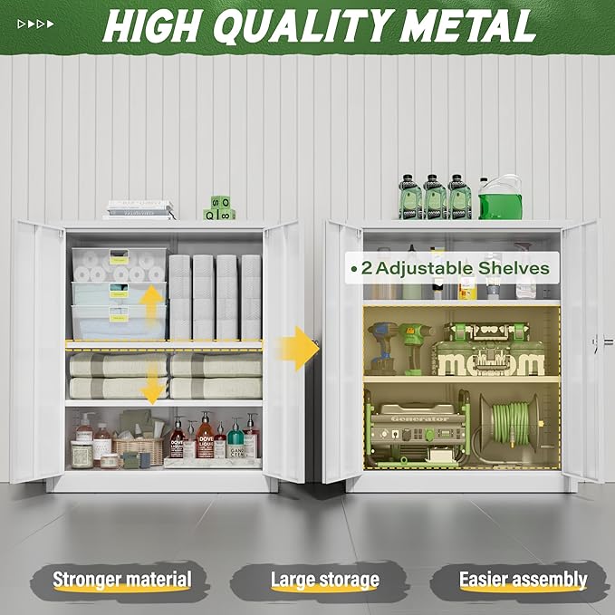 Greenvelly Metal Storage Cabinet - Image 2