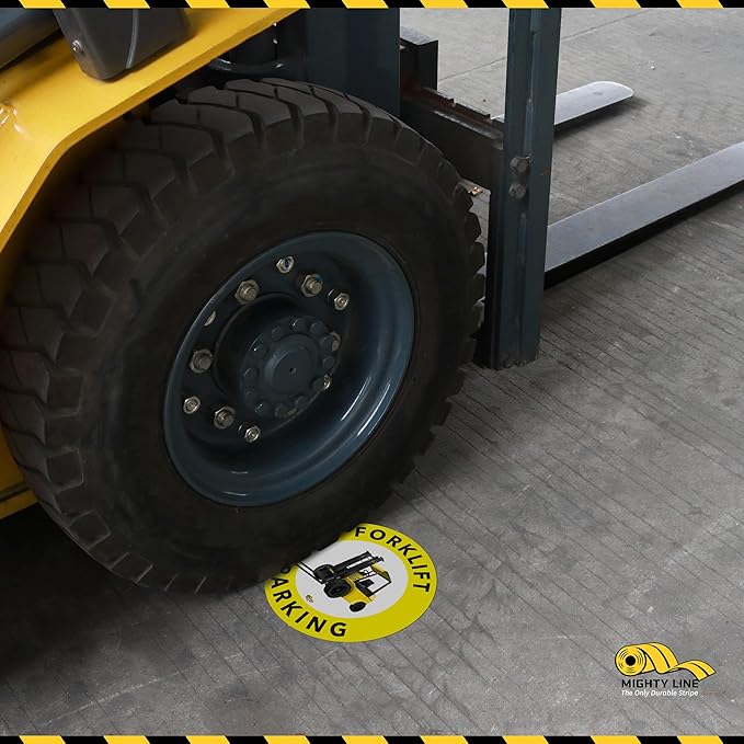 Mighty Line Forklift Floor Sign Floor Sign - Image 6