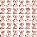 40 Pack Metal Clips 0.87 Inch Small Bull Binder Paper Clips by Unknown