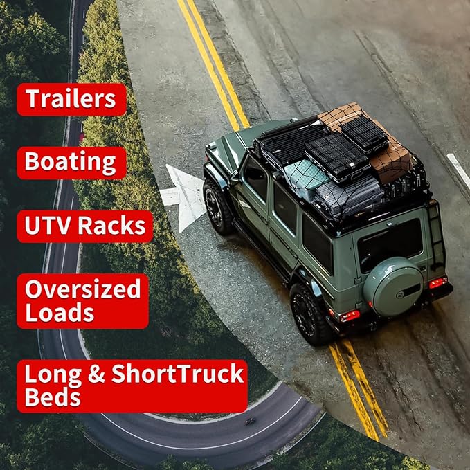 Heavy Duty Cargo Net for Pickup Truck Bed - Image 7