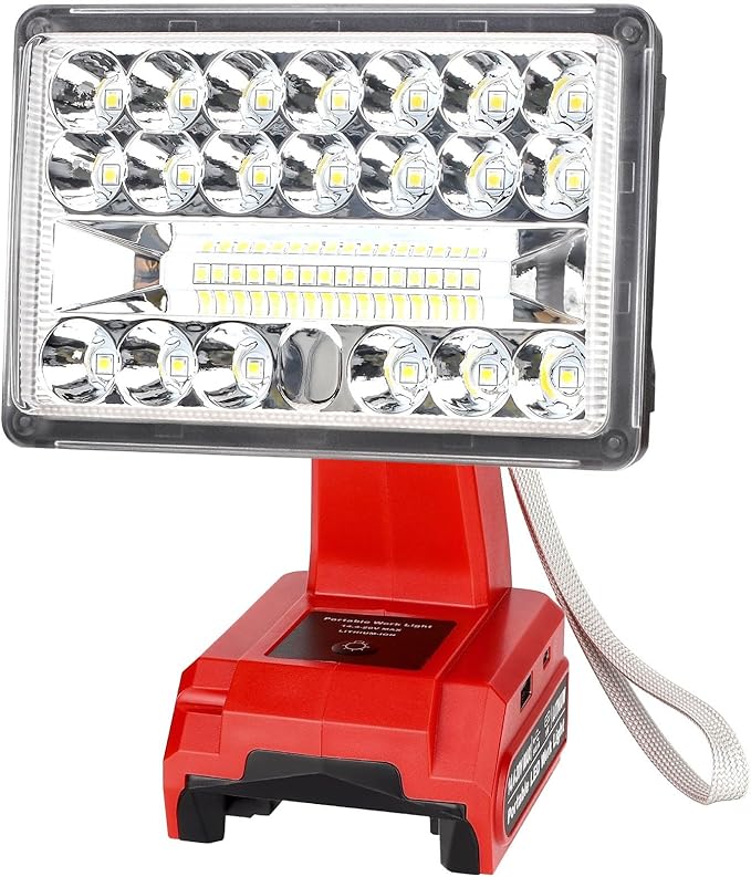 28W 2000LM Cordless LED Work Light by Unknown