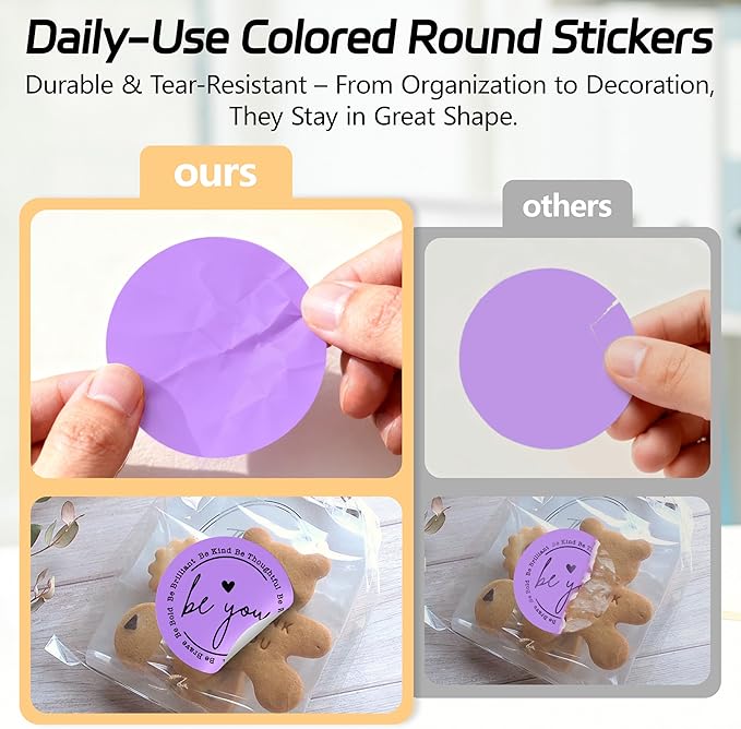 2 inch Dot Stickers Labels Circle Garage Sale Sticker 750Pcs Round Thermal - Image 6