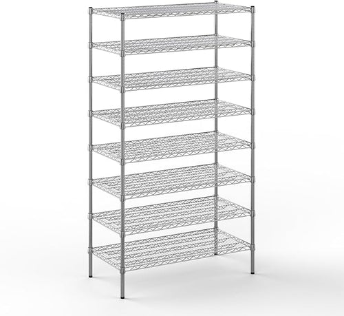 21" Deep x 42" Wide x 74" Height Wire Shelving Kit | 8-Tier | NSF Commercial by Regal+Altair