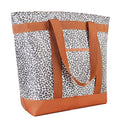 Insulated Reusable Tote Bag for Grocery Shopping for Women/Men, Pizza/Food by CIVJET