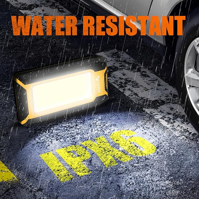 WARSUN LED Work Light Rechargeable, Magnetic COB Portable Worklights, 40w 1500 - Image 7