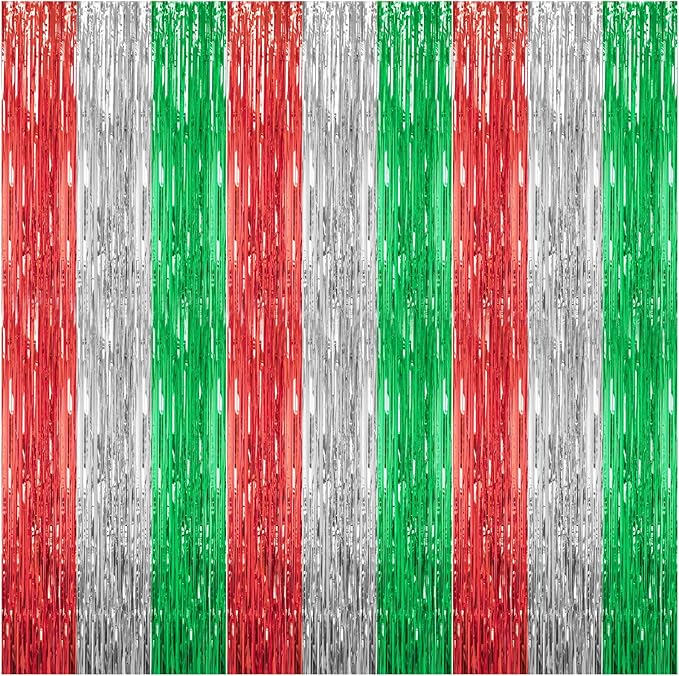 3 Pack Foil Fringe Backdrop by DECOCKRAT