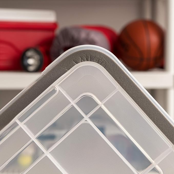 IRIS USA WeatherPro 6 Qt Storage Bins - Image 8