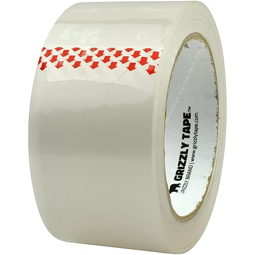 Grizzly Power Clear Packing Tape | Heavy Duty Packing Tape, 3 Inch Core | - Image 2