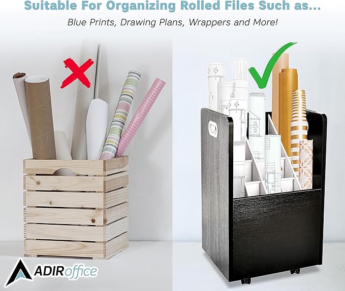 AdirOffice Adir Blue Print Storage Organizer - Image 6