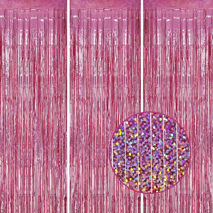 3 Pack Foil Fringe Backdrop by DECOCKRAT