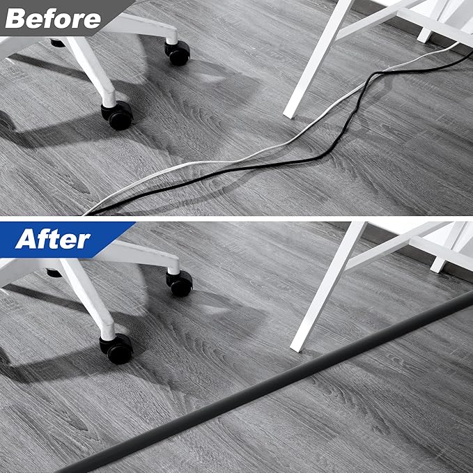 4ft Cord Hider Floor, Heavy Duty Cord Covers - Image 6