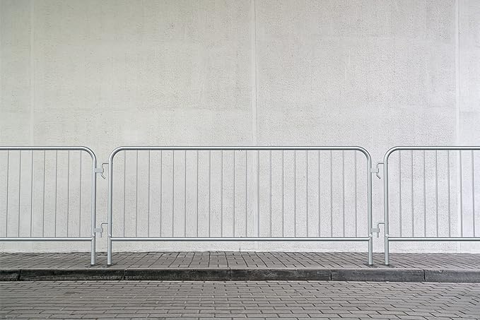Trafford Industrial Angry Bull Barricades Metal Interlocking Steel Barricade - Image 6