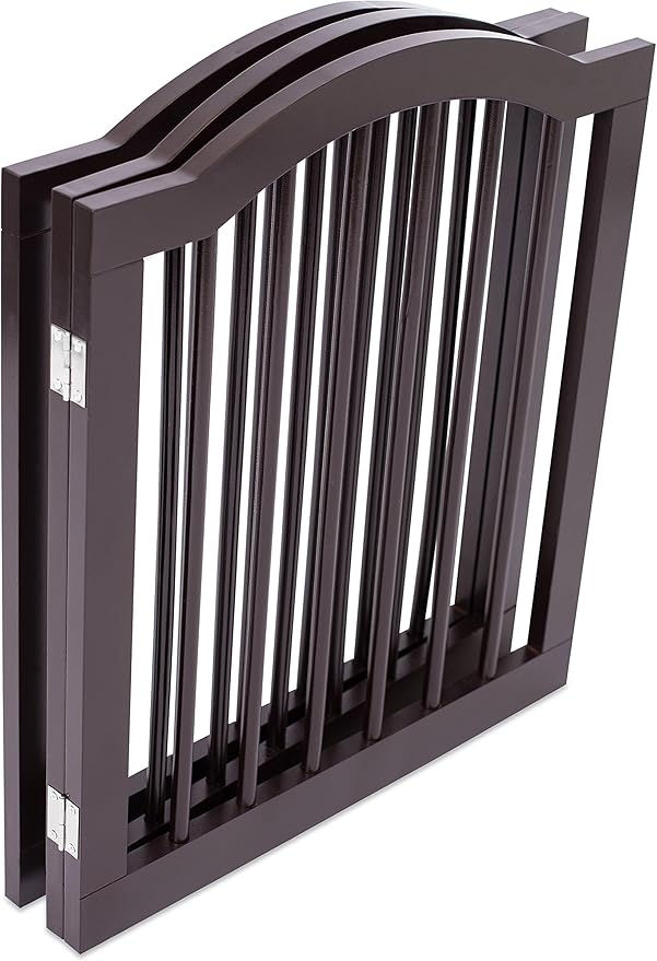 INTERNET'S BEST Arched Top Dog Gate | 3 Panel, and Porch | Portable, Extra Wide - Image 8