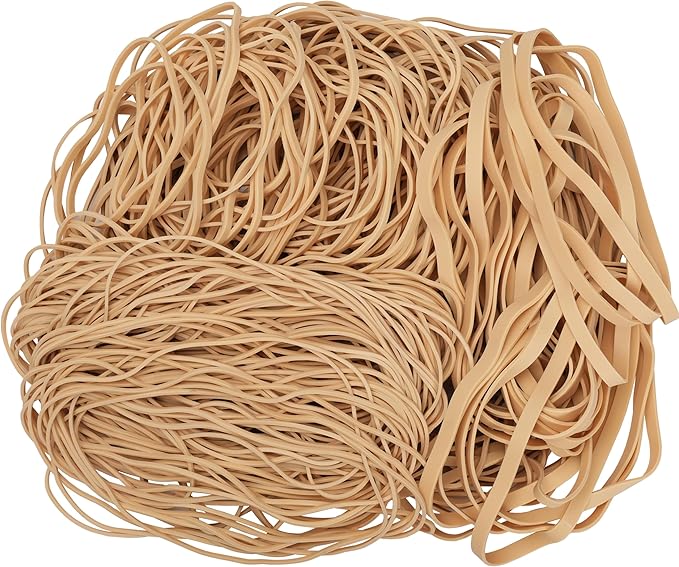 Rubber Bands Assorted Sizes 0.5lbs Large Rubber Bands Heavy Duty Big Elastic - Image 3