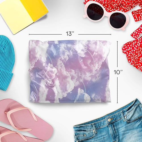 10x13 Poly Mailers – y2k Clouds – Waterproof, Tear-Resistant Shipping Bags - Image 2