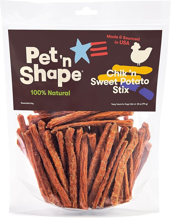 Pet 'n Shape Chik 'n Sweet Potato Stix – Made and Sourced in The USA- Natural - Image 8