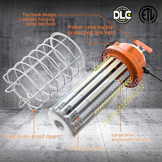 NS 150W High Bay Temporary LED Work Light 23550Lm 5000K Daylight White - Image 4