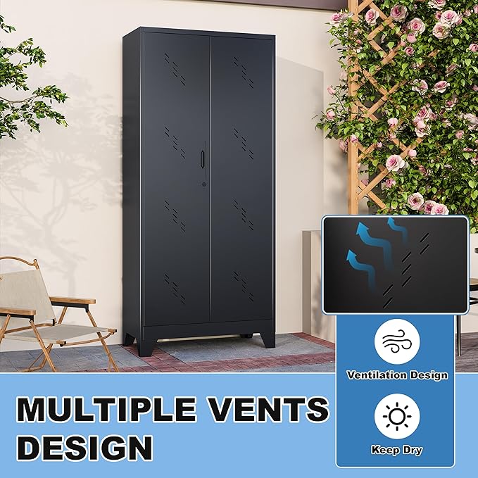 Broom Closet Storage Cabinet, Utility Closet - Image 5