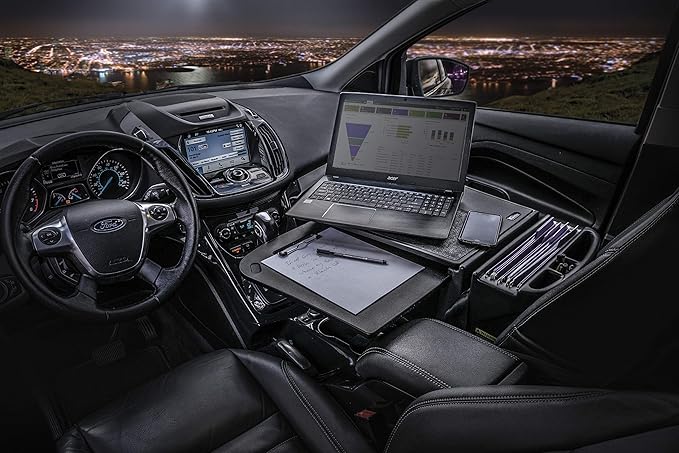 AutoExec GripMaster Car Desk for Your Vehicle Workstation and Mobile Office - Image 2