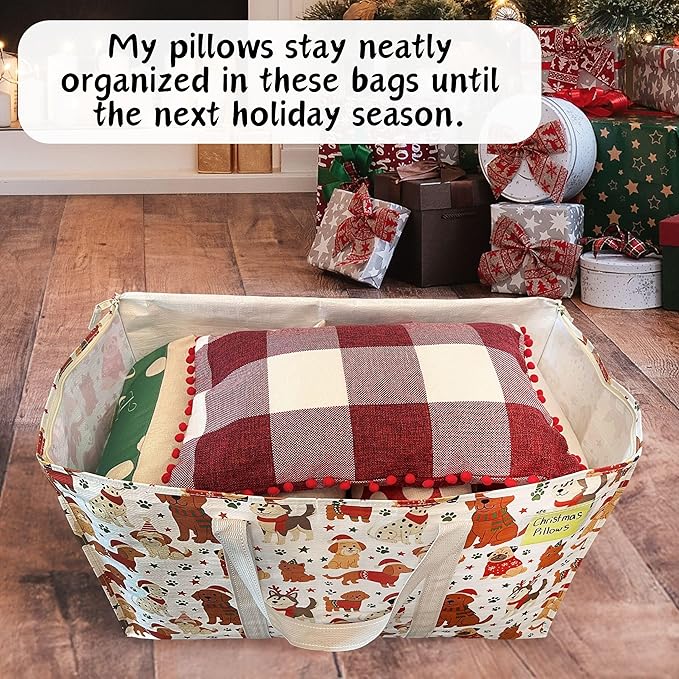 VENO 2 Pack Moving Bags and Large Christmas Storage Bins - Image 2