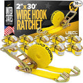 US Cargo Control Wire Hook Ratchet Straps 2 Inch x 30 Foot, 000 LBS Break by USCargoControl