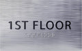 6" X4" 1st Floor Sign by ADACentralSigns