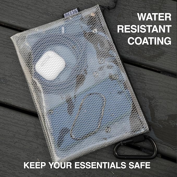 GOBAGS Air Production Multi‑Size Clear Zipper Pouch – Cable Organizer & Travel - Image 7