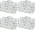 VENO 4 Pack Moving Bags and Large Christmas Decoration Storage Bins by Veno