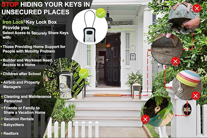 Iron Lock® Key Lock Box Portable - Image 8
