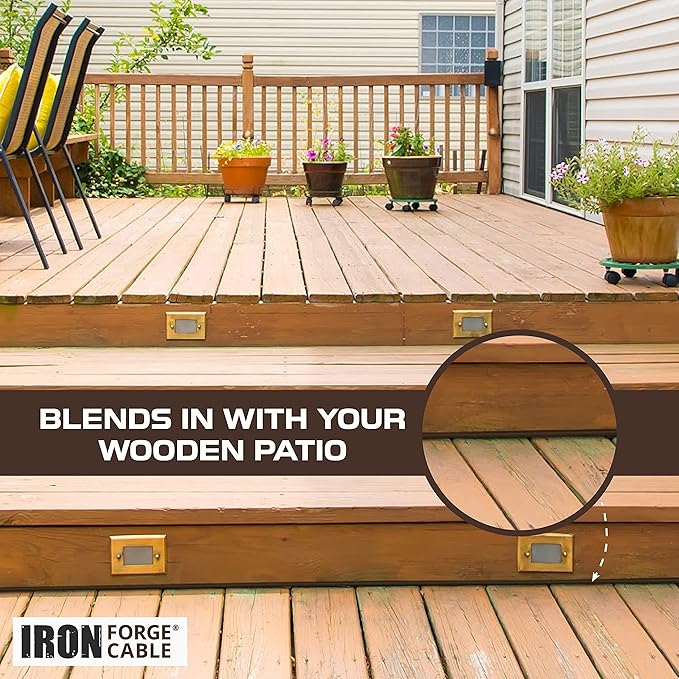 Iron Forge Cable Outdoor Brown Extension Cord 75 ft - Image 9