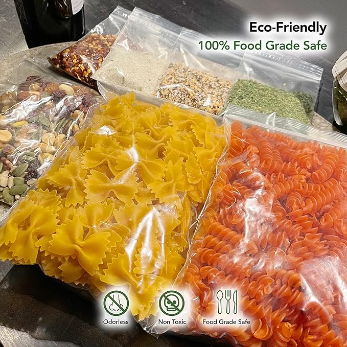 6 x 9 Inch Resealable Plastic Bags 1000 Pack — Clear Reclosable Zipper Seal Bags - Image 5