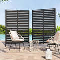 Modern Shade Metal Privacy Screen 72" H x 48" W, Freestanding Decorative by MODERNSHADE