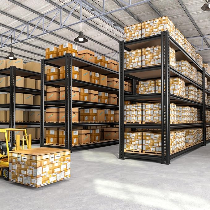 60" W Garage Shelving 72" H Metal Shelving 3500LBS Storage Shelves Heavy Duty 5 - Image 7