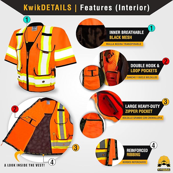 KwikSafety - Charlotte, NC - GODFATHER Safety Vest ANSI OSHA - Image 4