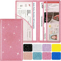 Car Registration and Insurance Holder, Leather Magnetic Shut Vehicle Glove Box by Srandme