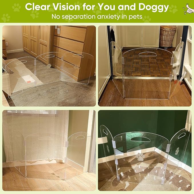 Dog Gate, Free Standing Pet Gates - Image 7