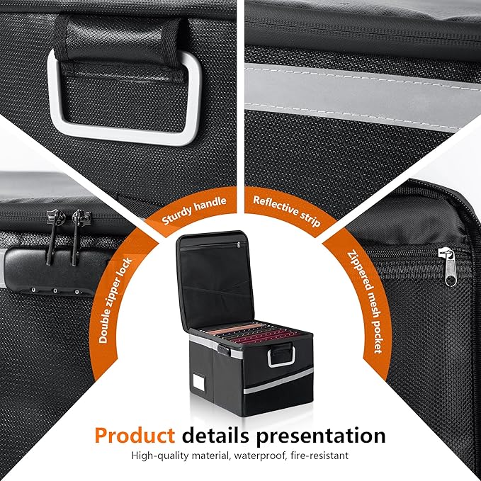 2000°F Fireproof & Waterproof Document Box - Image 3