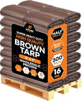 Super Heavy Duty Brown Poly Tarp 5' x 7' by XposeSafety