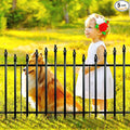 Metal Garden Fence 26" H x 24" W Rustproof Animal Barrier No Dig Decorative by ThealynGardens