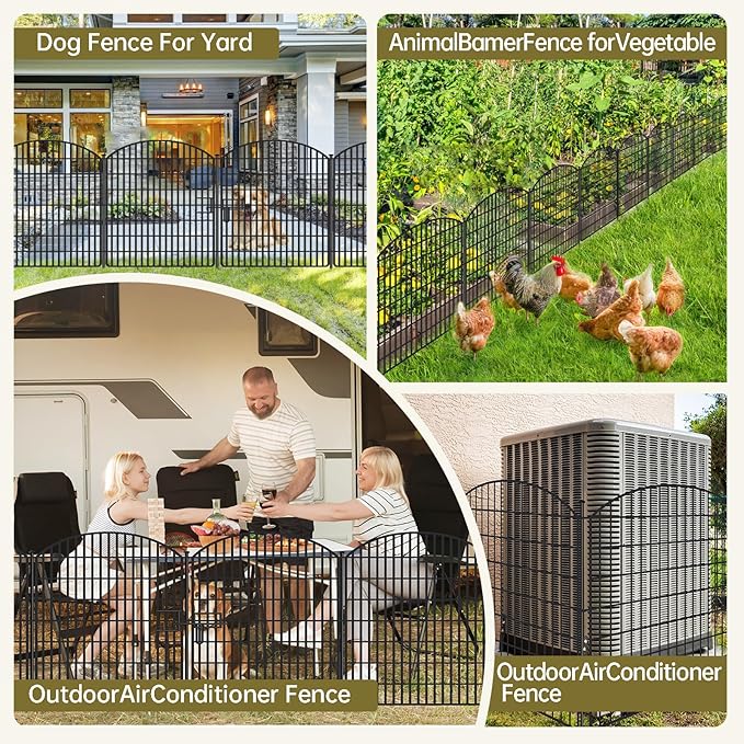 10 Panels No Dig Garden Fence - Image 5