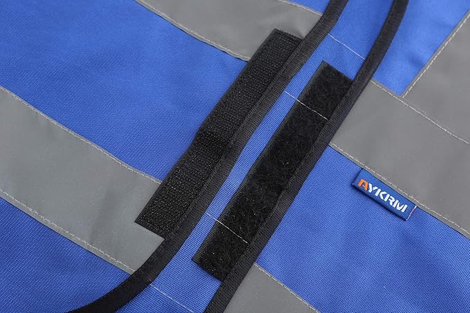 AYKRM 12 colour High visibility viz vest hi vis viz reflective work - Image 4