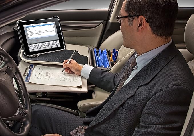 AutoExec GripMaster Car Desk for Your Vehicle Workstation and Mobile Office - Image 3