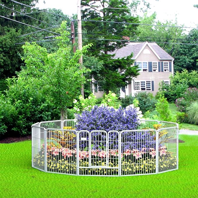 ZXMOTO Decorative Garden Fence 12 Pack 32in x 28ft - Image 6