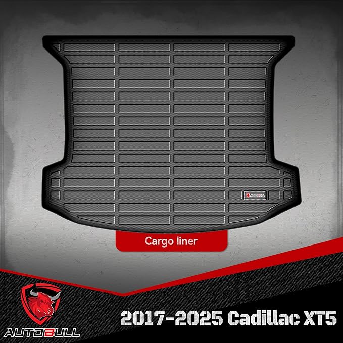 Cargo Liner Compatible with 2017-2024 Cadillac XT5 Cargo Mat，All Weather - Image 2