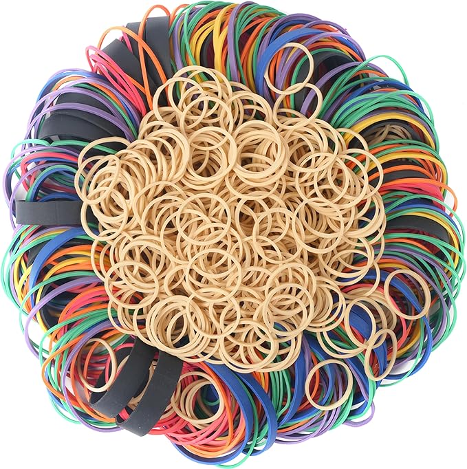 HAIDIBAO-Rubber Bands Assorted Sizes multicolor Elastic Rubber Bands Office - Image 5