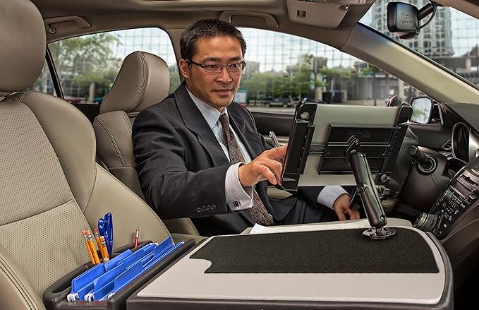 AutoExec GripMaster Car Desk for Your Vehicle Workstation and Mobile Office - Image 4