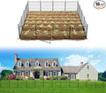 FXW Decorative Garden Fence for Yard - 20in x 29.6ft 16 Panels - Metal Fencing by FXW