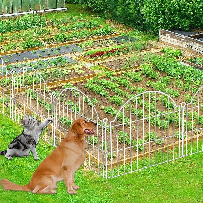 10 Panels No Dig Decorative Garden Fence - Image 7
