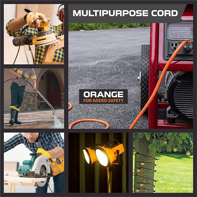 IRON FORGE CABLE 50 Ft Orange Extension Cord - Image 6